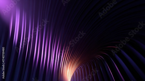 The Violet and Amber Gradient