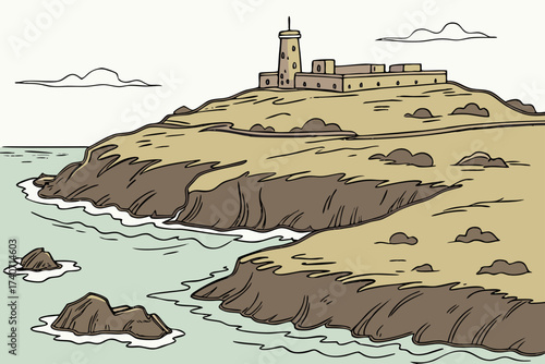 San Nicolas Island in California, windswept island with rocky shores and historic Navy presence