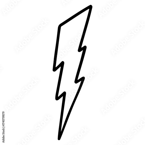Lightning in doodle style