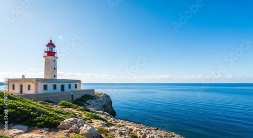 Coastal Lighthouse Viewpoint.