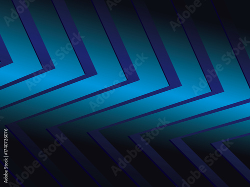 Premium background design with diagonal dark blue stripes pattern. Vector horizontal template for digital lux business banner, contemporary formal invitation, luxury voucher, prestigious gift certific