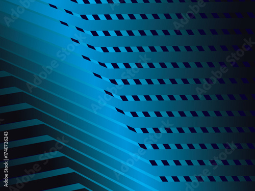 Premium background design with diagonal dark blue stripes pattern. Vector horizontal template for digital lux business banner, contemporary formal invitation, luxury voucher, prestigious gift certific