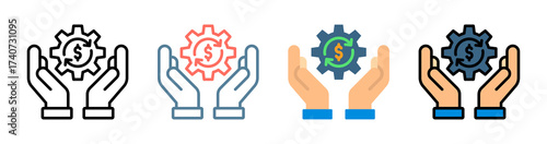 Business Operations Icon Collection Set Multiple Style