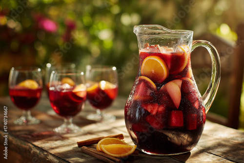 Classic Spanish Sangria Pitcher