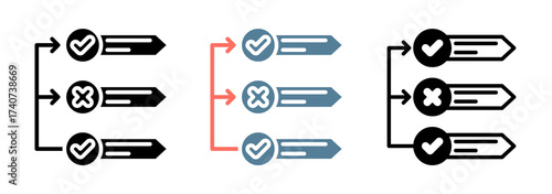 Prioritize Icon Collection Set  Glyph & Mixed Style  