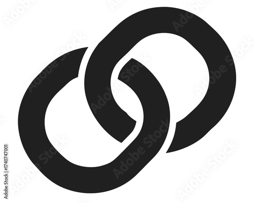 black and white abstract symbol