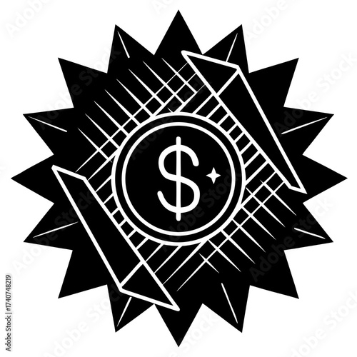 vector illustration of lord ganesha sign