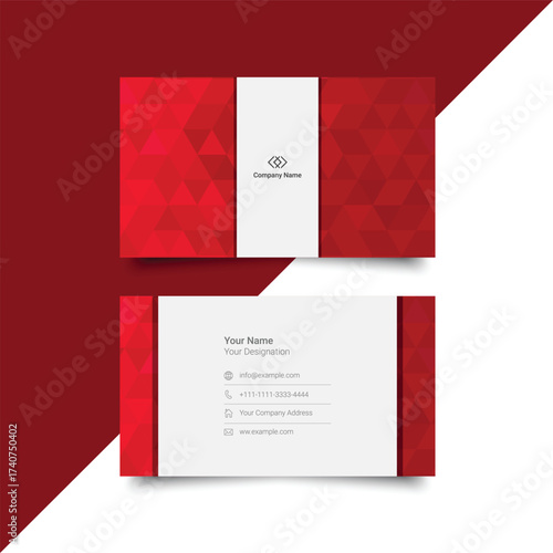 Simple business card Layout. creative modern name card and business card. Clean design. Corporate design template. Simple visiting card layout. creative modern name card. Clean minimal design.