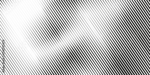 Abstract background with stripes of varying thickness. Halftone effect line pattern. Modern grunge pop art texture for posters, banners, covers, designs, labels, and stickers. Vector eps10