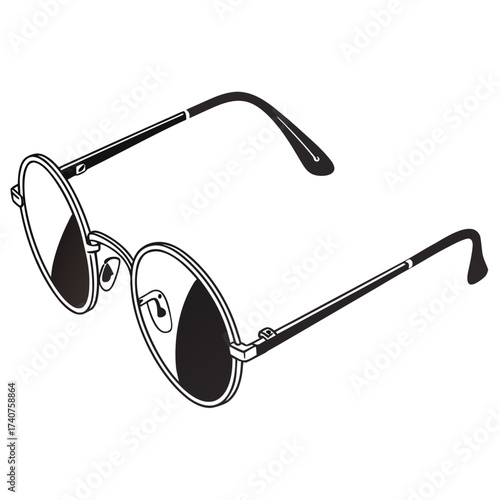 sunglasses isolated on white