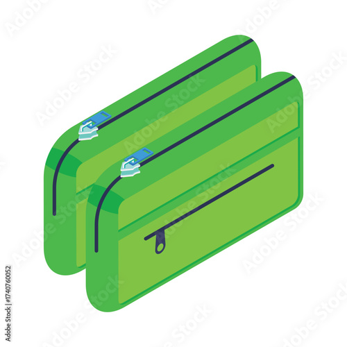 Blood Samples Isometric vector Illustration 