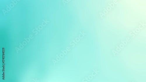 Blurry gradient of soft teal and white colors ideal for modern digital backgrounds, web design, presentations, and artistic projects.