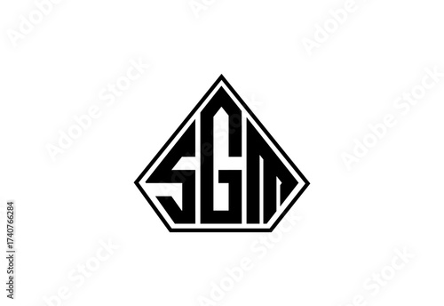 Free Download SGM Custom Monogram Logo Design. - GFXLoad