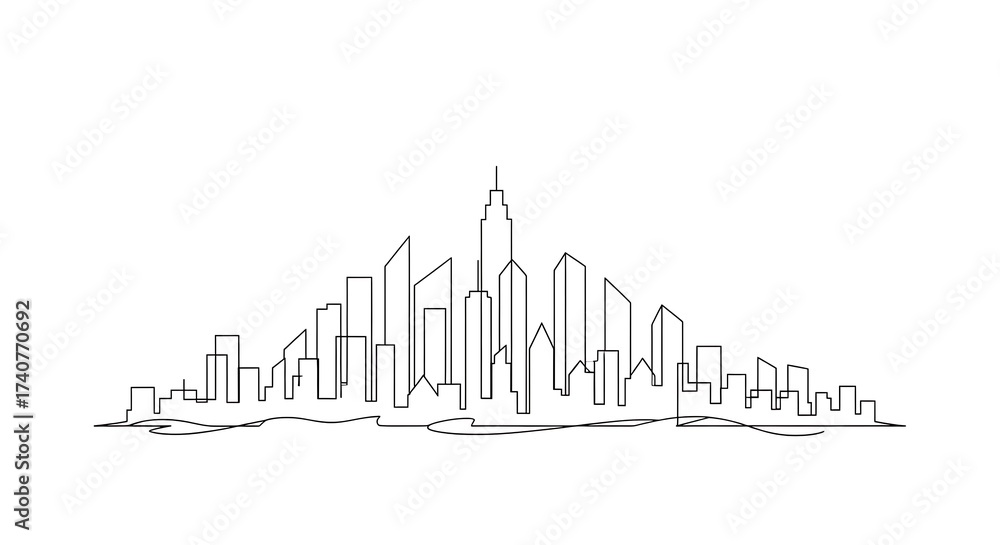 Obraz premium building illustration