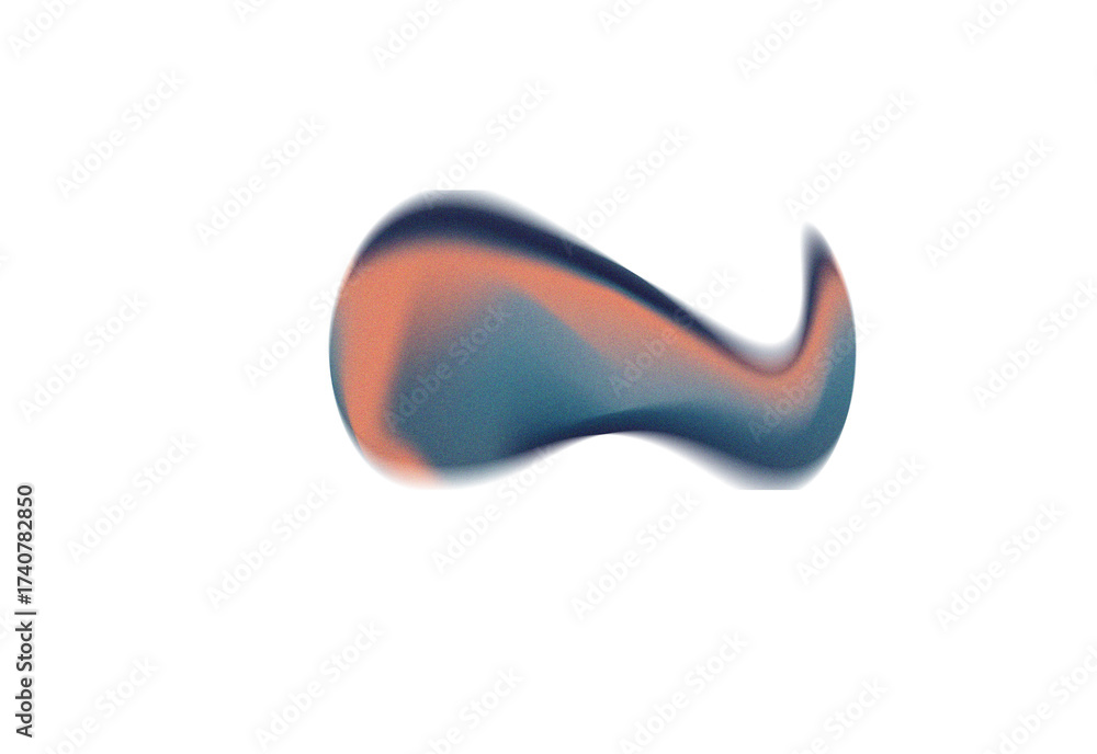 Obraz premium Abstract Gradient 3D Shape Background