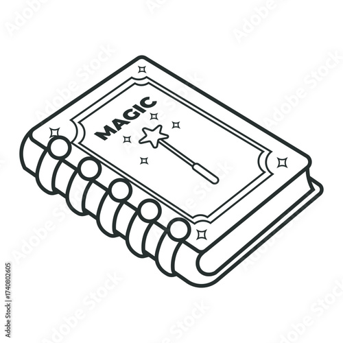 Spellbook Line Icon