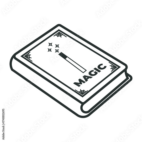 Spellbook Line Icon