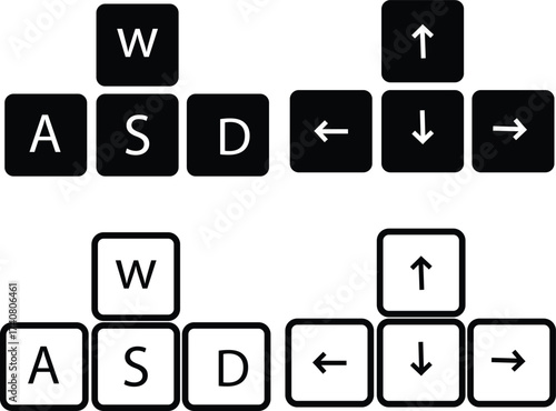 Keyboard icon sheet.