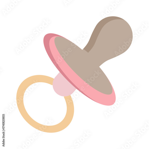 pacifier flat icon design