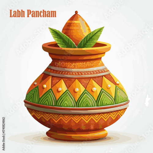 Embracing New Opportunities – The Sacred Energy of Labh Pancham Art & Illustration