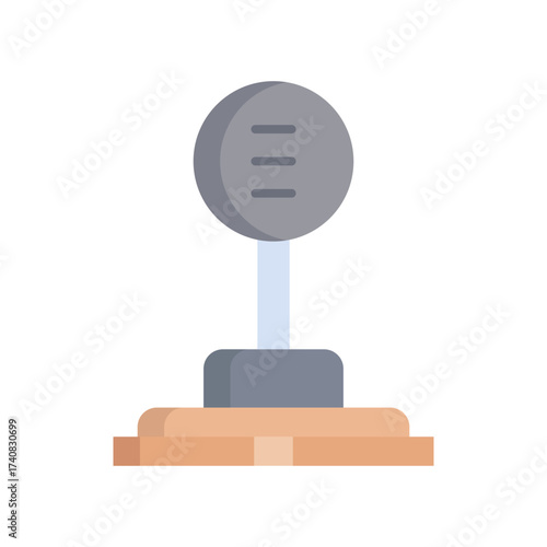 car gear flat icon design