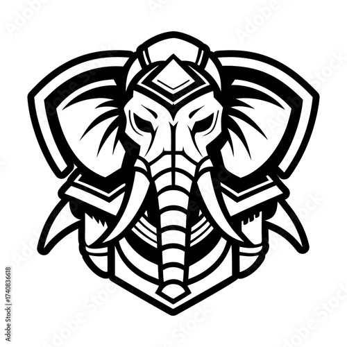 Pack of Glyph Style Elephant Symbols 


