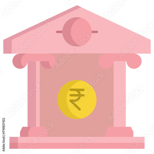 treasury flat icon design