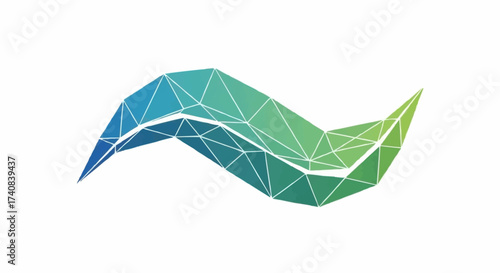 A illustration of vector logo with simple color 