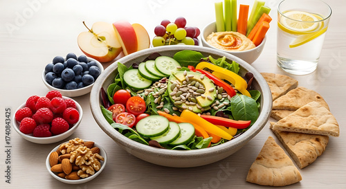 fruit salad in a bowl
