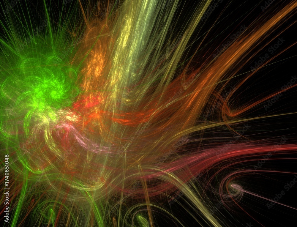 Obraz premium Imaginatory fractal abstract background Image
