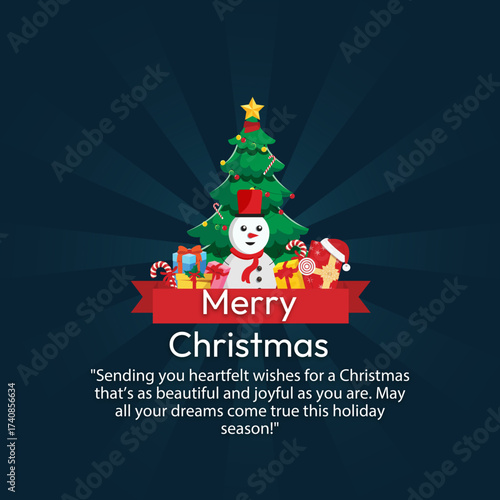 Wallpaper Mural Merry Christmas, Happy Christmas, christmastree, santa, santaclaus, christmaslights, 31st, newyear Torontodigital.ca