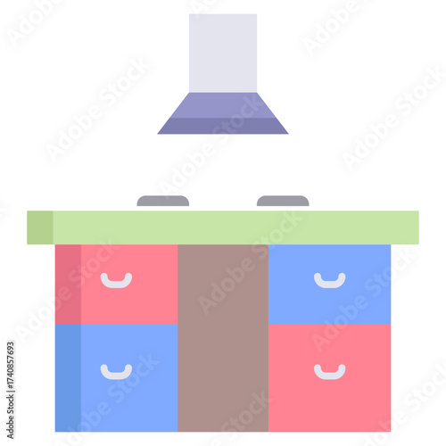 kitchen flat icon design