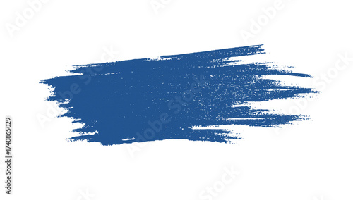 Blue Paint Brush Stroke Grunge Texture