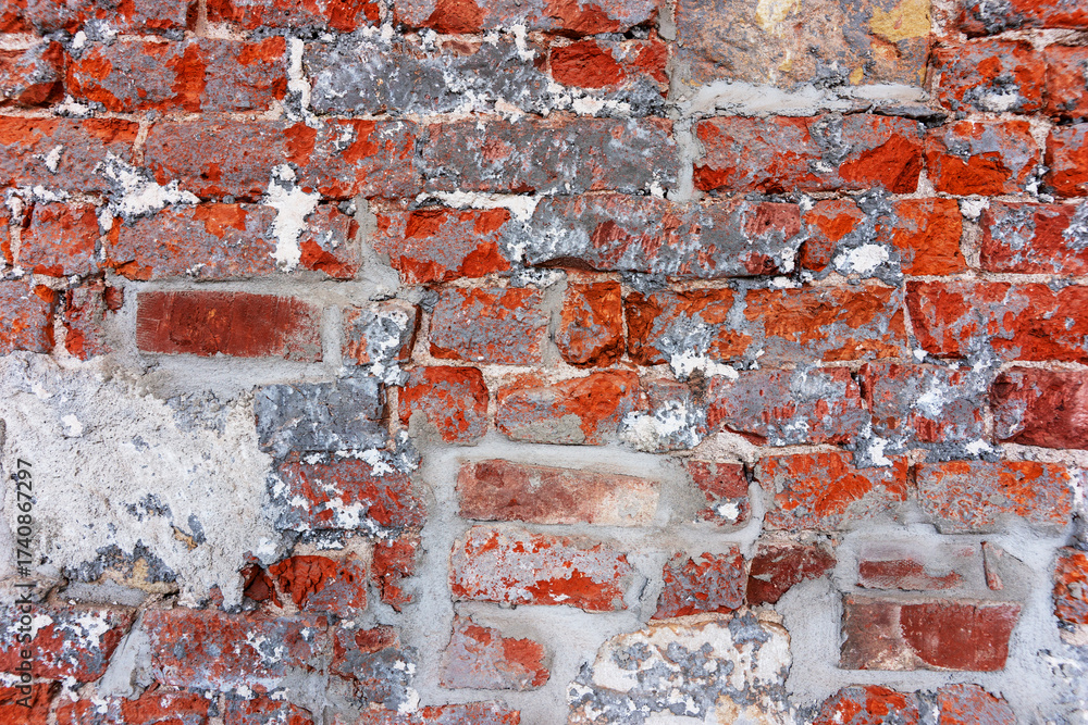 custom made wallpaper toronto digitalOld historic red brick wall