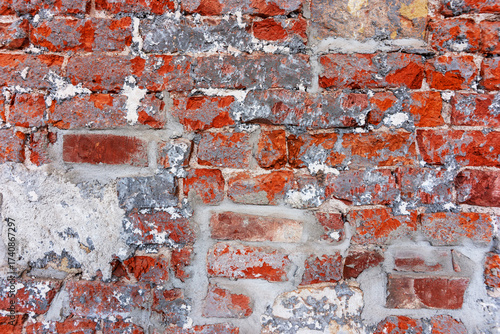 Wallpaper Mural Old historic red brick wall Torontodigital.ca
