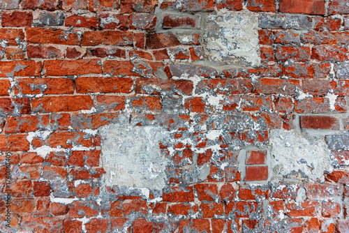 Wallpaper Mural Old historic red brick wall Torontodigital.ca