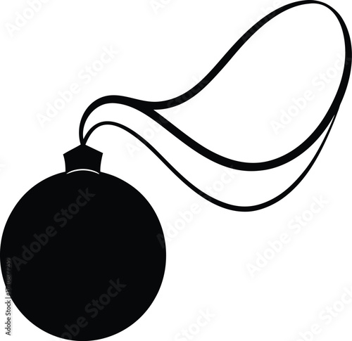 christmas ball vector illustration