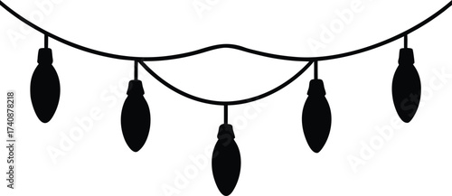 vector illustration of a black and white mask