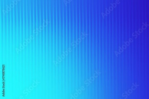 Bright Blue and Cyan Gradient Ribbed Background abstract