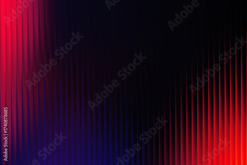 Dark Abstract Background with Red and Blue Ribs texture