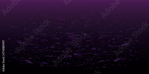 Dark Cityscape at Night with Illuminated Buildings and Lights.