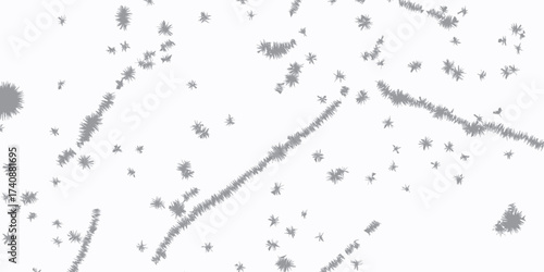 Abstract grey grunge texture with chaotic paint splatters speckles and distressed lines.