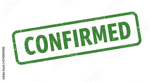 confirmed rubber stamp