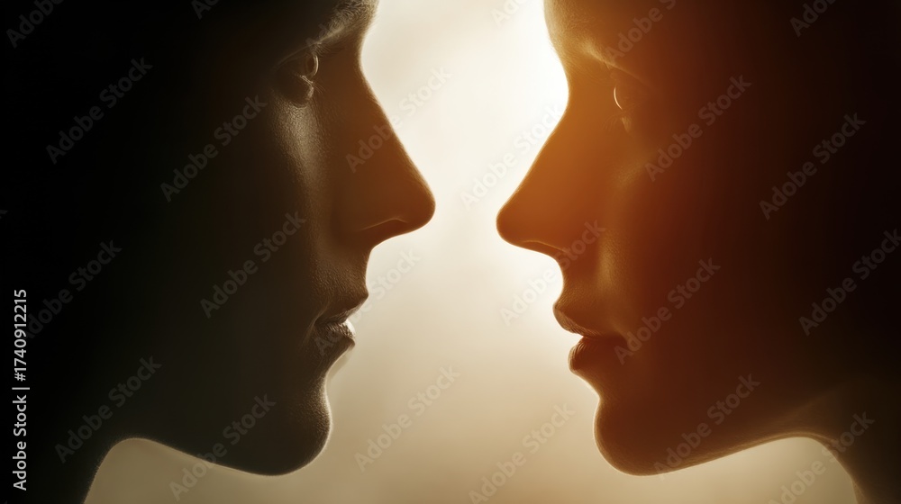 Fototapeta premium By understanding emotional influence, emotional insights deepen self-awareness and improve relationships through compassion and reflection. 