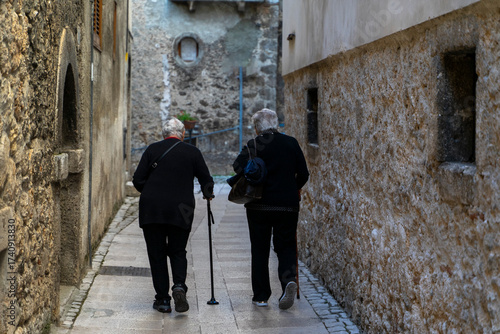 man walking in the street