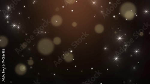 Elegant Golden Sparkle Dust Background