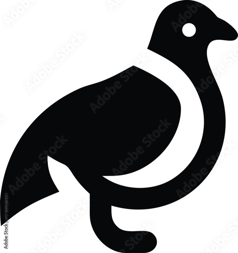 Sage Grouse Bird Flying Silhouette