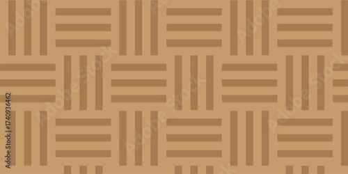 Seamless geometric pattern vector diamond art tile plate. Square illustration vintage wall, geometric fabric wallpaper. 