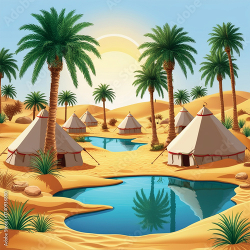 Whispers of Peace at the Oasis Camp