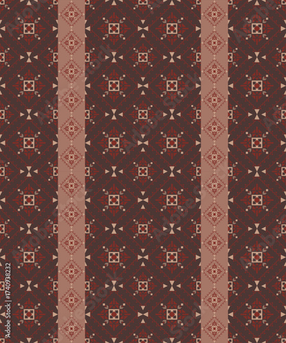 Vintage thai-laos silk fabric pattern-seamless Asian textile design 
Elegant Thai-Laos inspired silk fabric pattern with intricate traditional motifs. 
